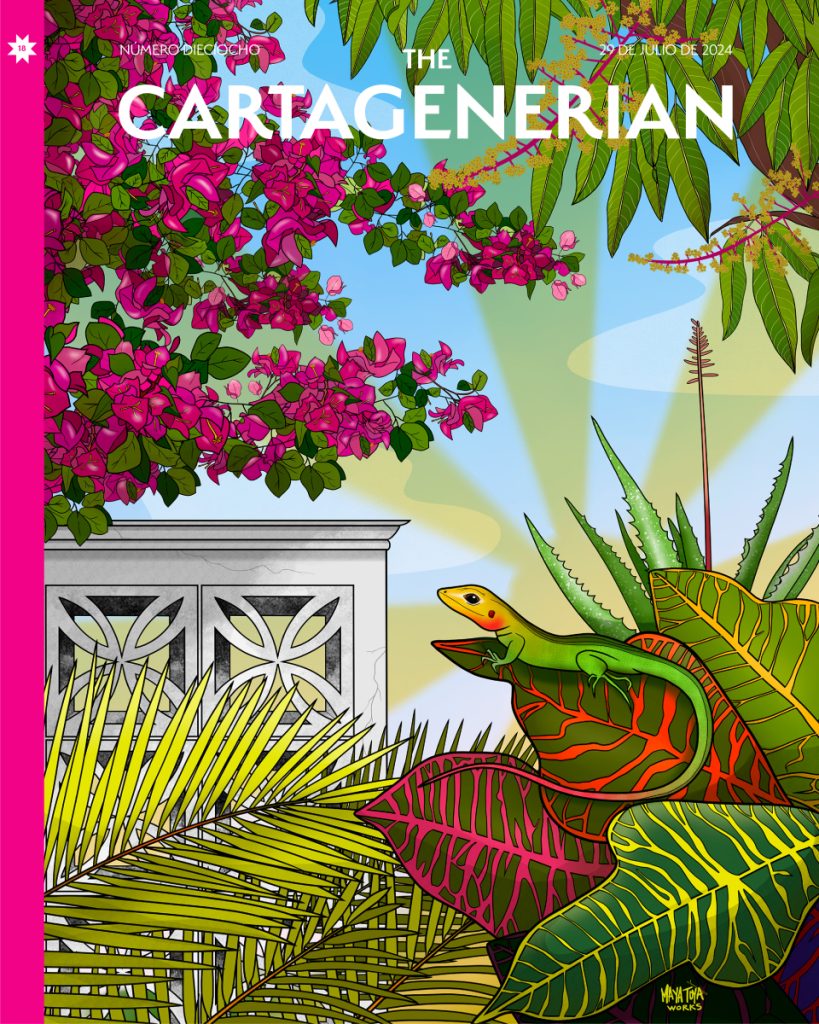 Jardines de Cartagena - Portada The Cartagenerian - Maya Toya Works 2024